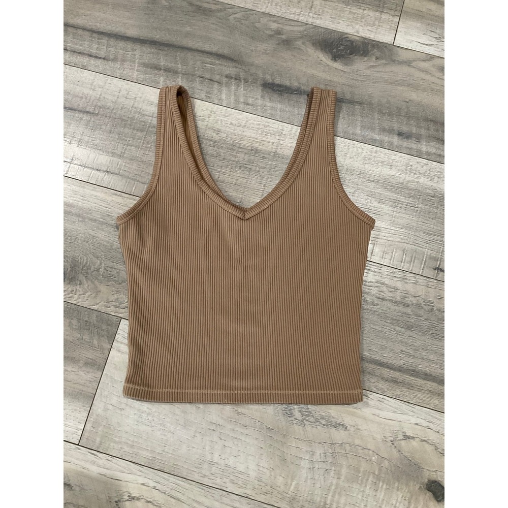 Hollister size small ribbed v neck tank‎